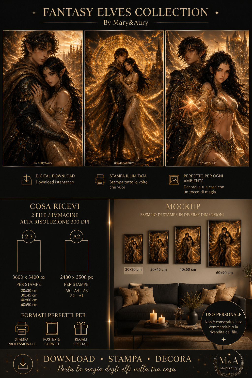 Fantasy Elves Collection – tutti i poster