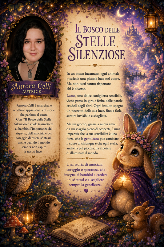 Il Bosco delle Anime Speciali – Libro Illustrato Fantasy per Bambini e Adulti Sensibili | 86 Pagine di Emozioni, Amicizia e Magia