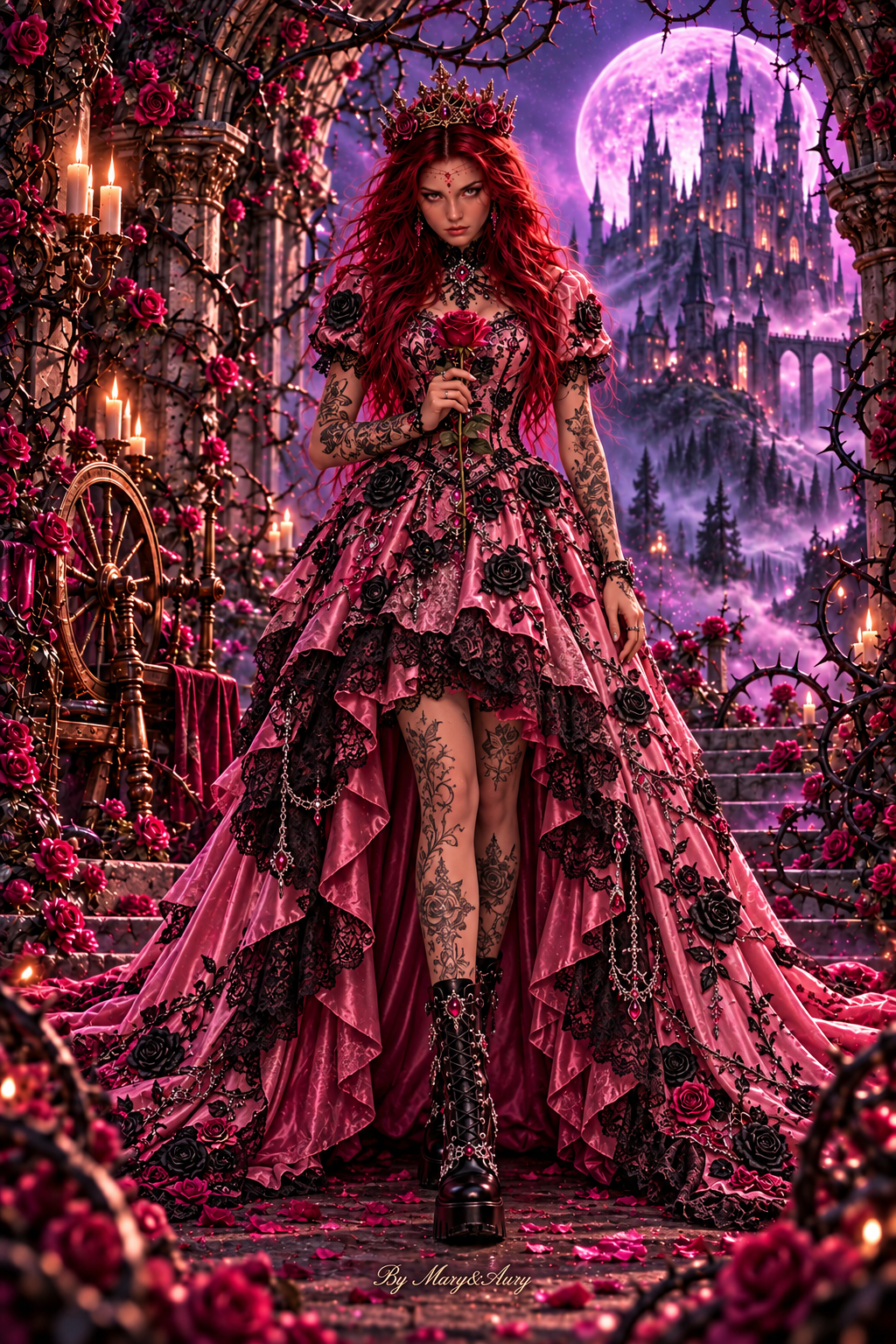 Gothic Rose Princess – opera digitale 5