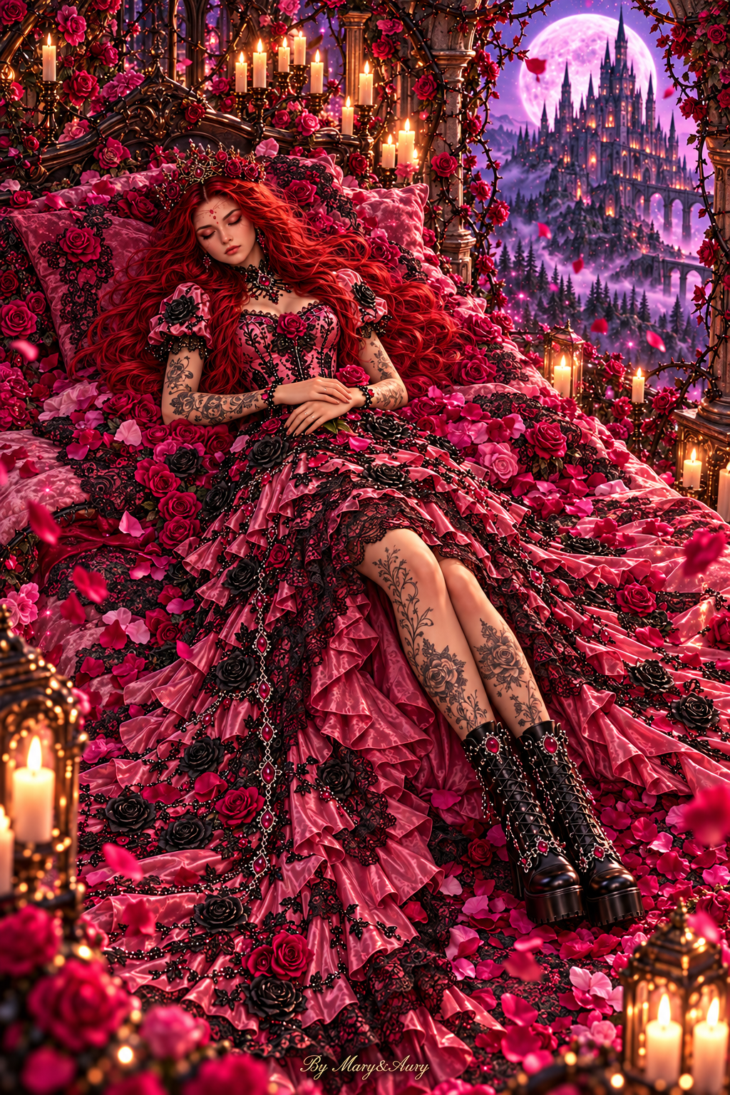 Gothic Rose Princess – opera digitale 3