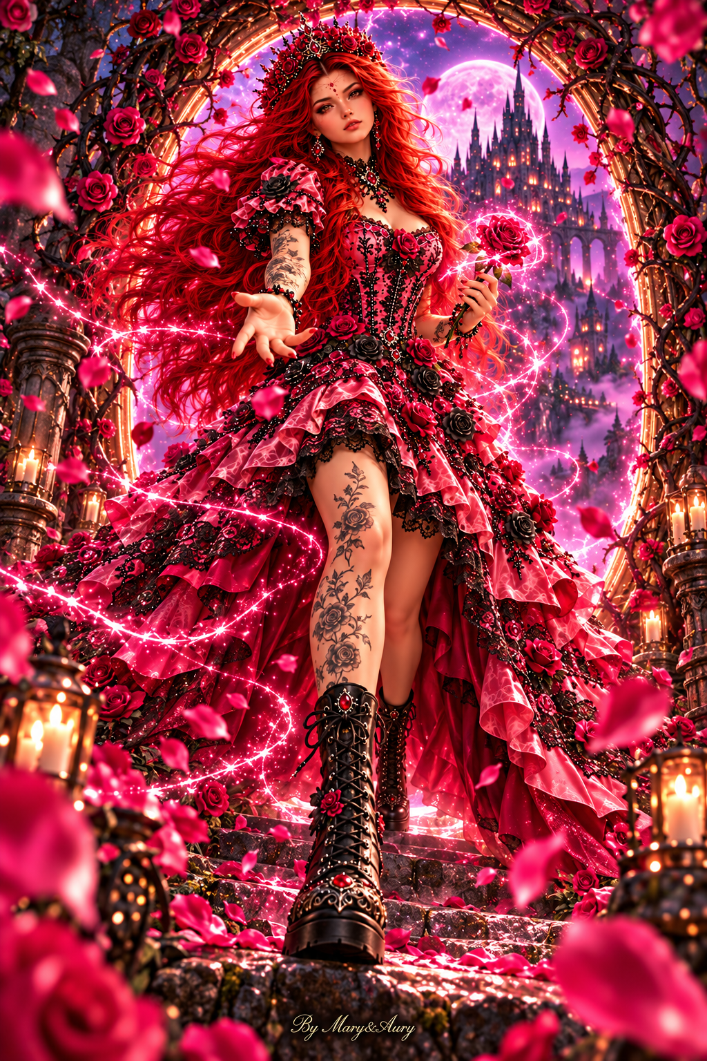 Gothic Rose Princess – opera digitale 1