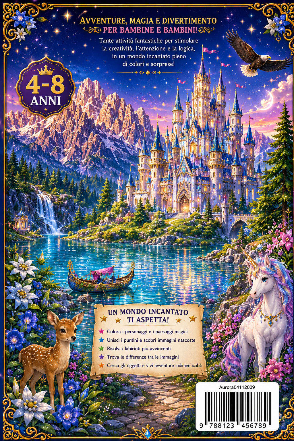 Il Grande Regno Magico — Libro di Attività per Bambini 4-8 Anni (PDF Digitale)