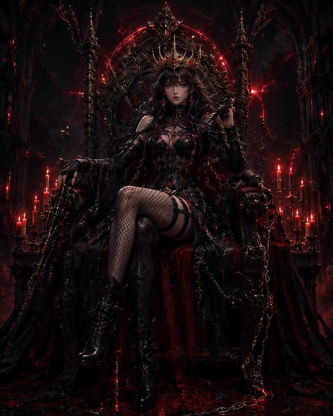 Dark Empress Collection – 8 Gothic Fantasy Poster & Wallpaper PNG ZIP