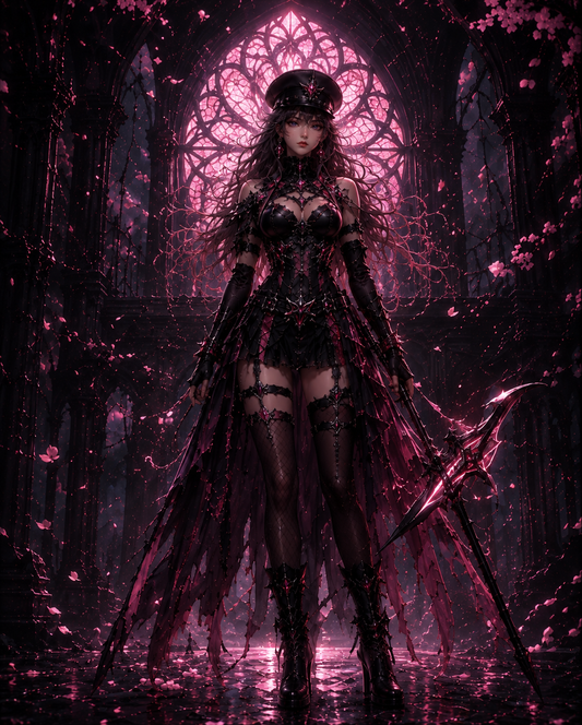 Imperatrice Oscura – Bundle 8 File ZIP | Poster Gothic Fantasy & Wallpaper PNG