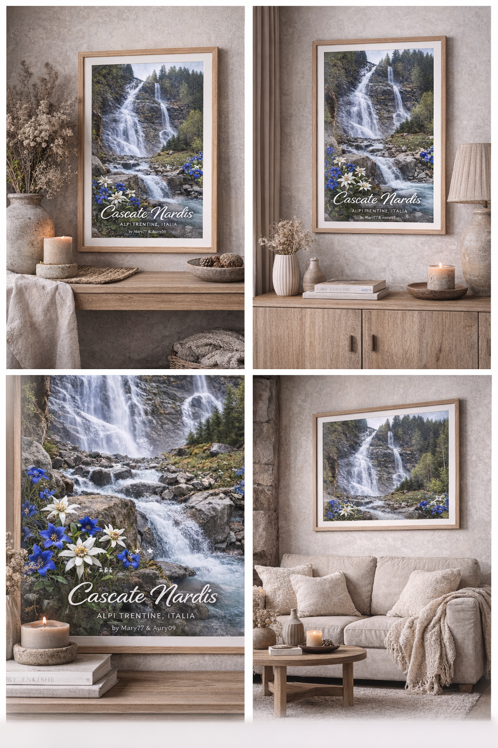 Cascate di Nardis – Stampa Fine Art Photography | Alpi Italiane | Mary&Aury