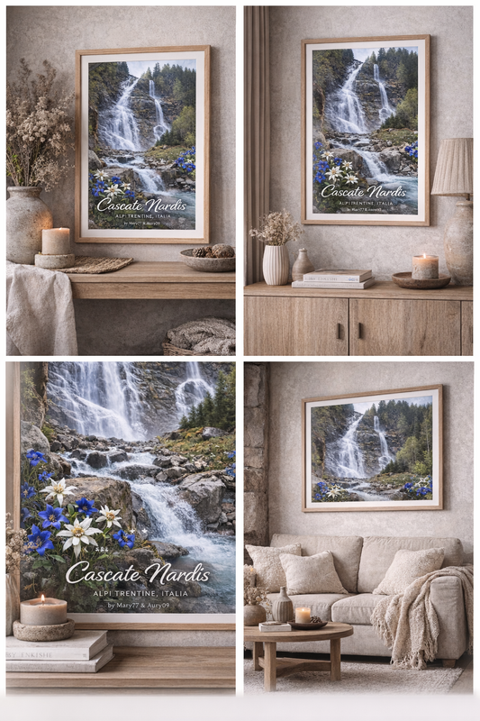 Cascate di Nardis – Stampa Fine Art Photography | Alpi Italiane | Mary&Aury