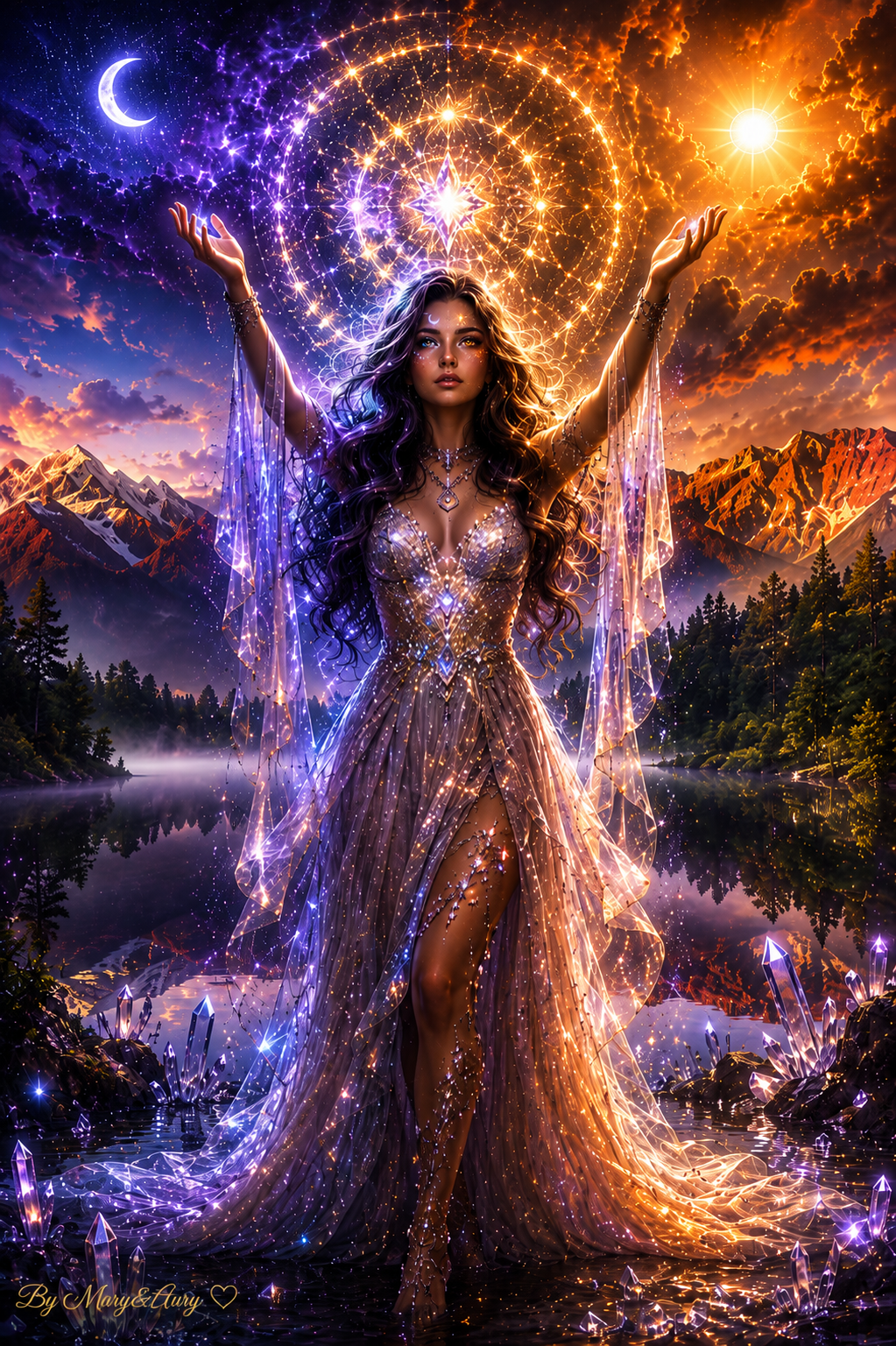 La Dea Cosmica nel Lago – By Mary&Aury