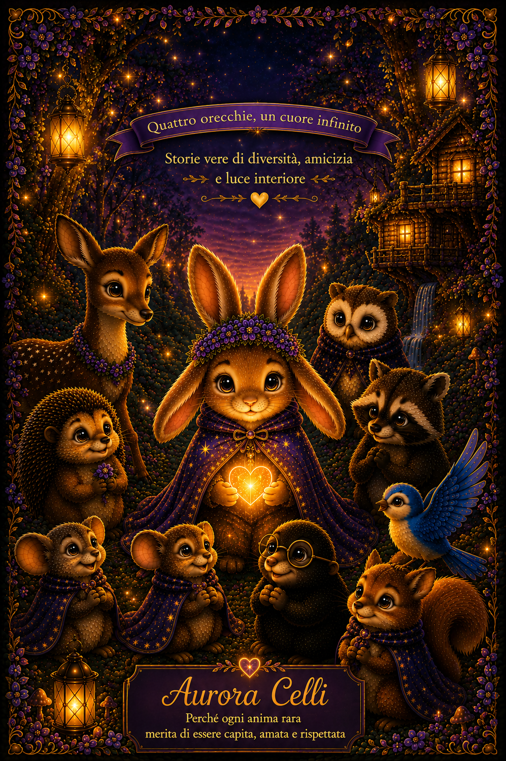 Il Bosco delle Anime Speciali – Libro Illustrato Fantasy per Bambini e Adulti Sensibili | 86 Pagine di Emozioni, Amicizia e Magia