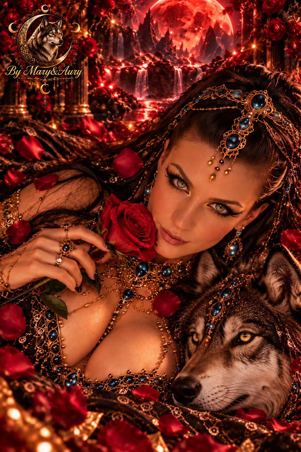 Luna Rossa – opera digitale By Mary&Aury