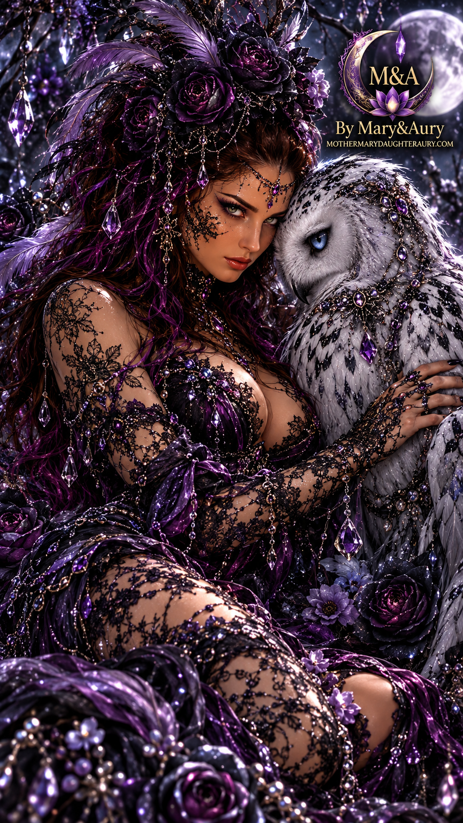 Gothic Queen – The Face of Mary | Digital Art Prints