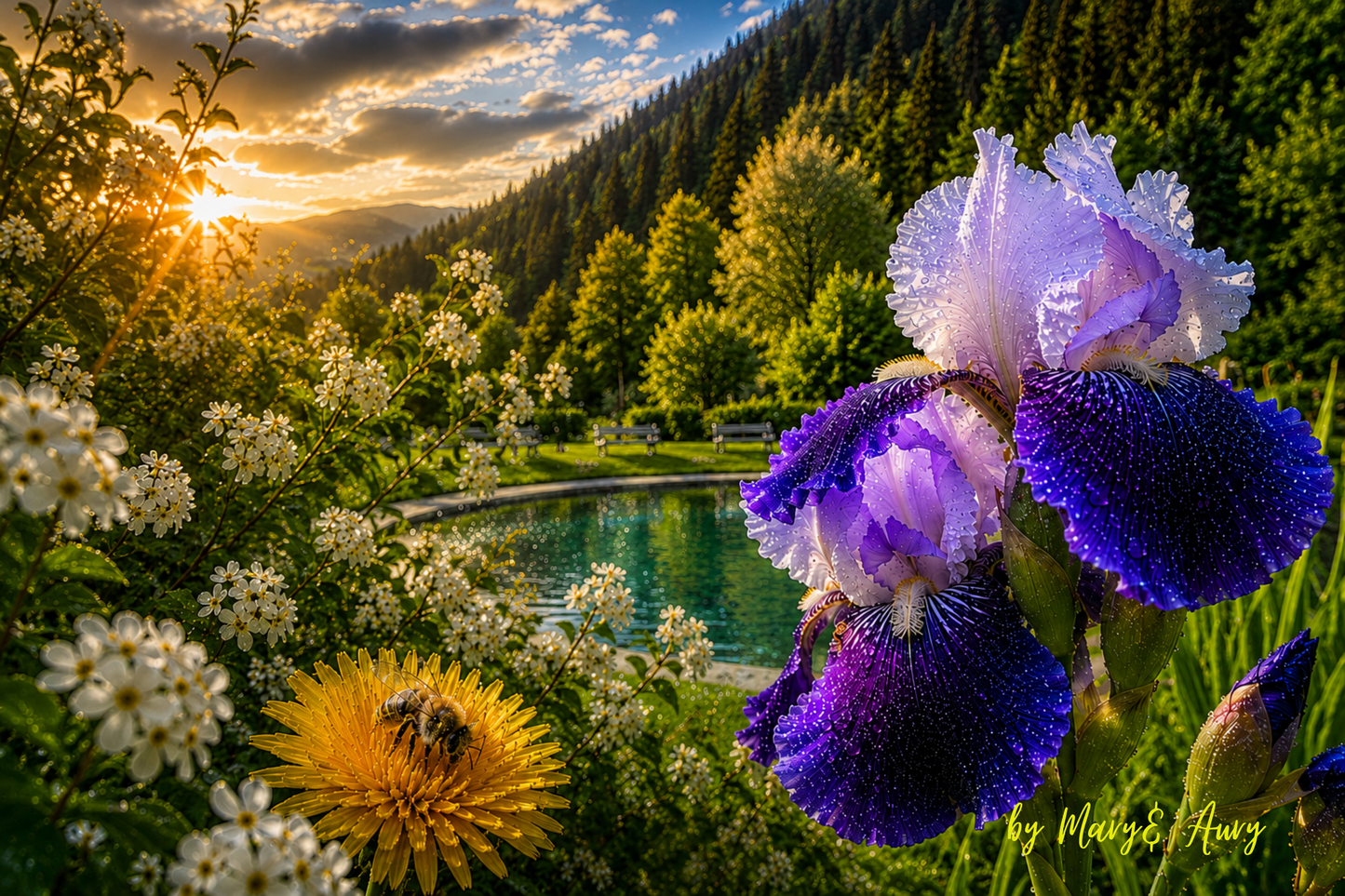 Puzzle Iris & Natura – 1000 Pezzi in Scatola di Latta | Mary & Aury
