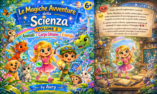 The Magical Adventures of Science – Volume 1 | Educational Book for Children 6+ | Animals, Human Body, Energy | Illustrated Digital PDF