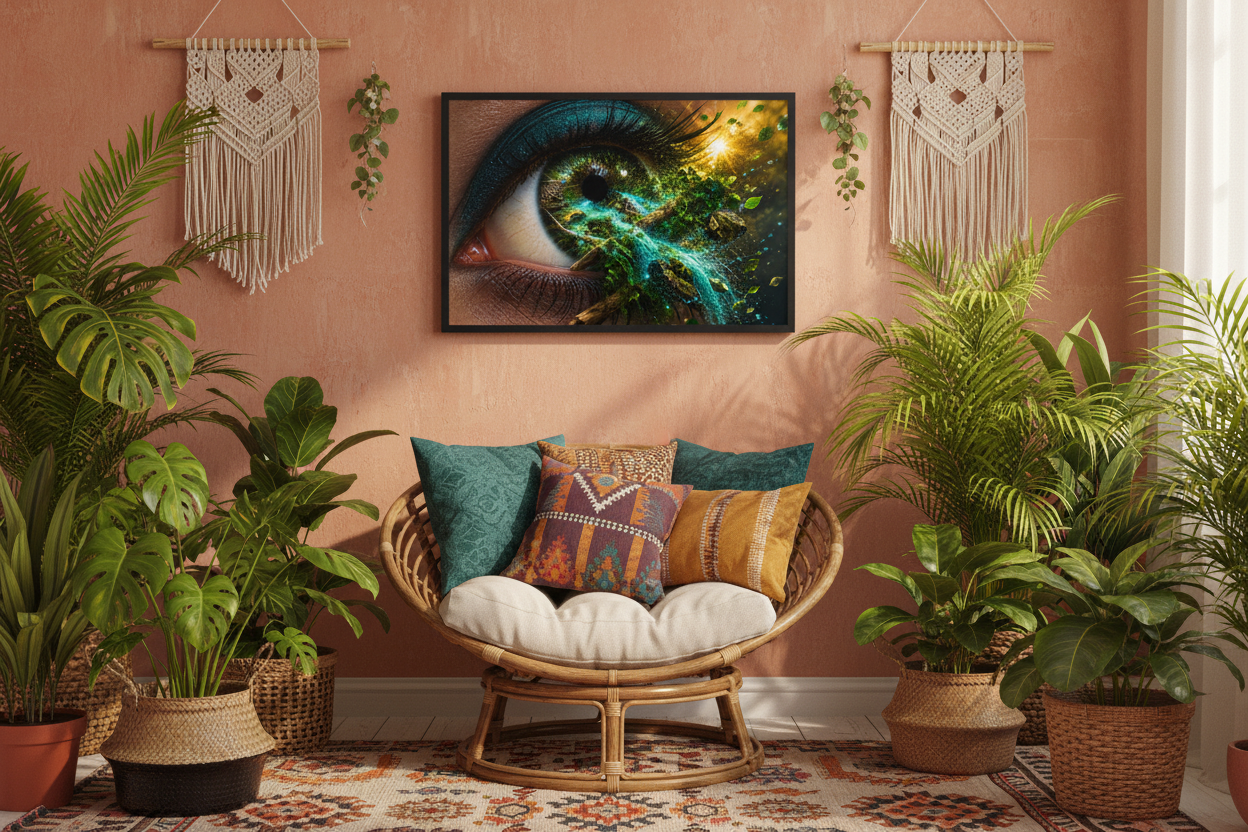 Mockup Boho Colorato